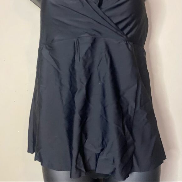 KANA Sol Black V Neck Padded Bra Swim Wear Top Neck Tie NWT - Picture 4 of 12